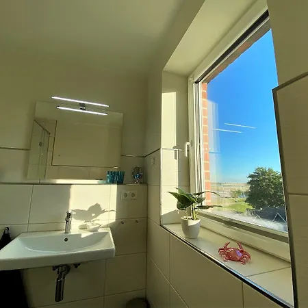 Meeresblick Fräulein Krabbe Haus 3 We 40